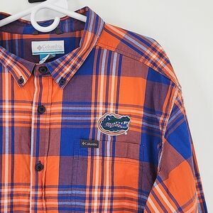 Columbia USF Long Sleeve Casual Button‎ Down Shirt Size 2XL
